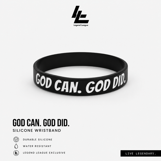 Legend League heavy-duty silicone wristband